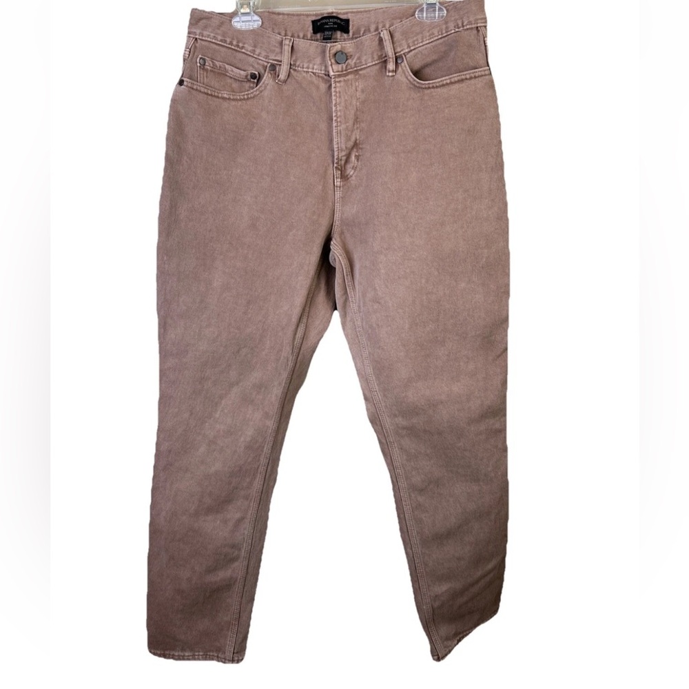 Banana Republic Brown Umber Jeans athletic fit Mens 33x30